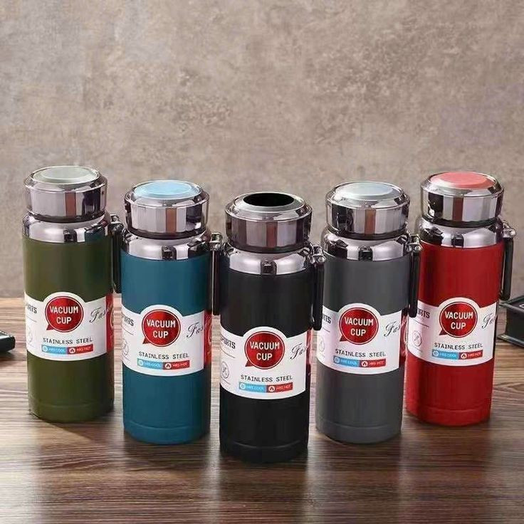 فلاسک استیل دماسنجدار ۱ لیتری ضدزنگ