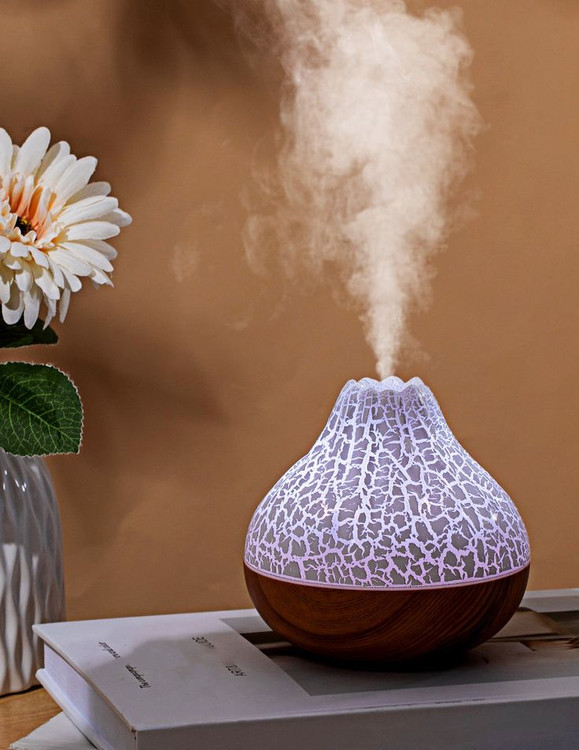 چراغ خواب و بخور سرد طرح کوه آتشفشان