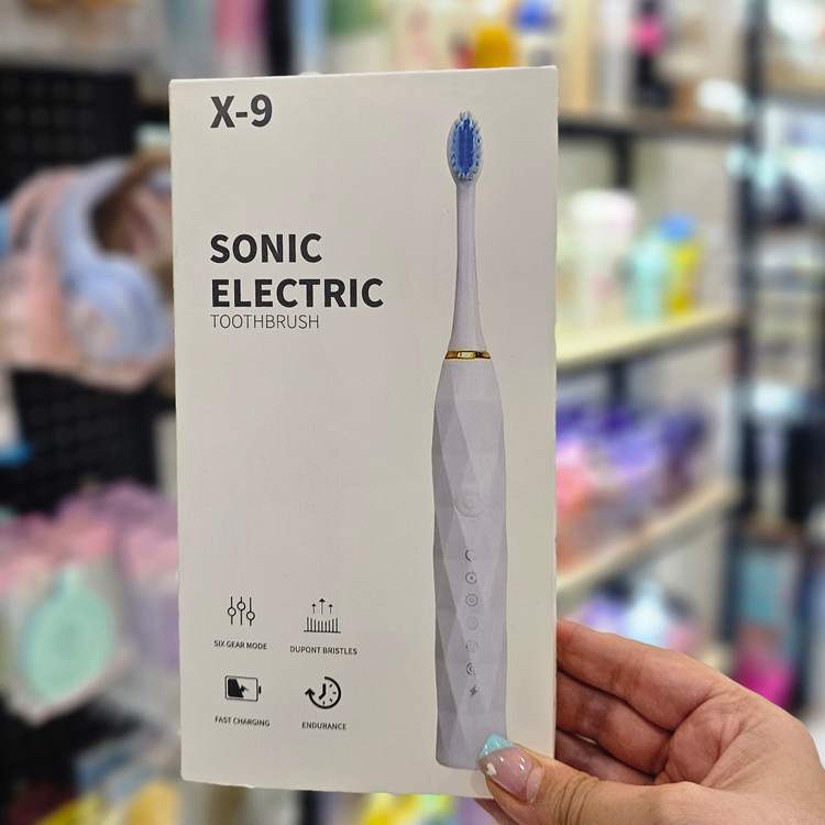 مسواک برقی شارژی ۶ حالته X-9 SONIC ELECTRIC