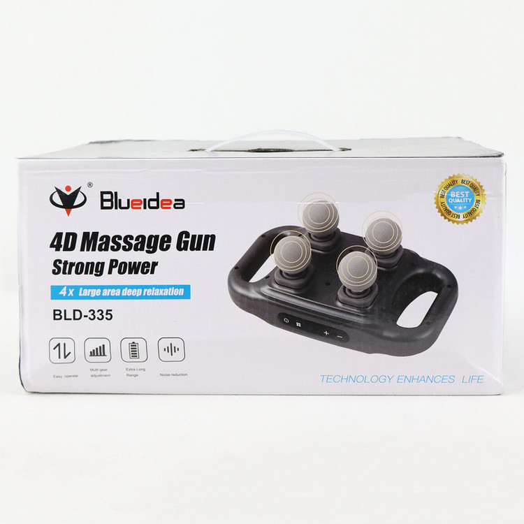 ماساژور حرفه ای 4 سر بلوایدیا مدل Massage Gun Strong power BLD-330