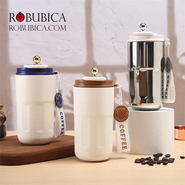 تراول ماگ لاکچری هوشمند(دماسنج دار) برند COFFEE