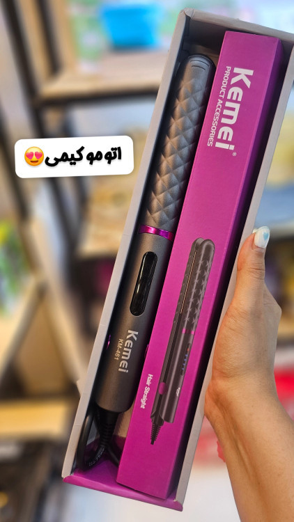اتو مو حرفهای Kemei مدل KM-461