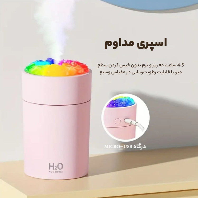 دستگاه بخور و رطوبتساز سرد رومیزی مدل humidifier
