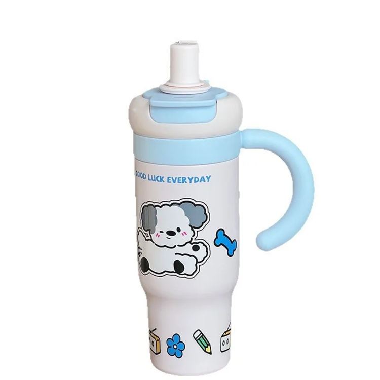 تراول ماگ تامبلر فانتزی استیل HAPPY DRINK