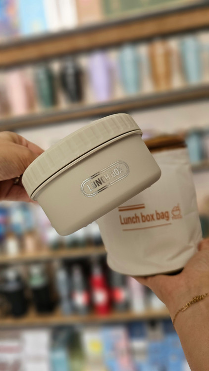 لانچ باکس دو عددی کیف دار برند LUNCH BOX