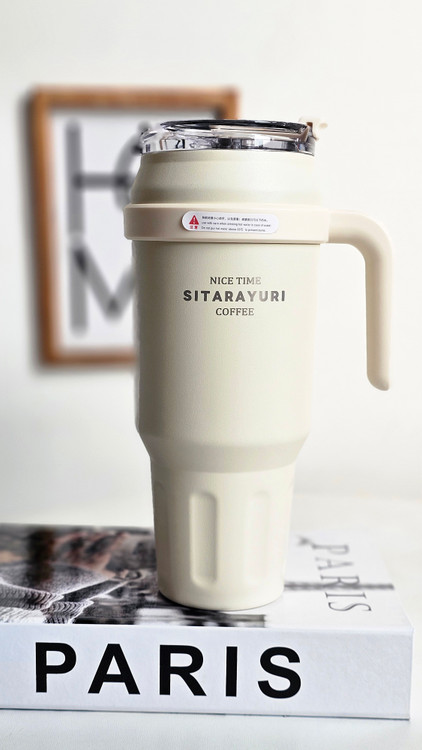 تراول ماگ سیتارا مدل SITARAYURI گنجایش ۱.۵ لیتر دو حالته سفید