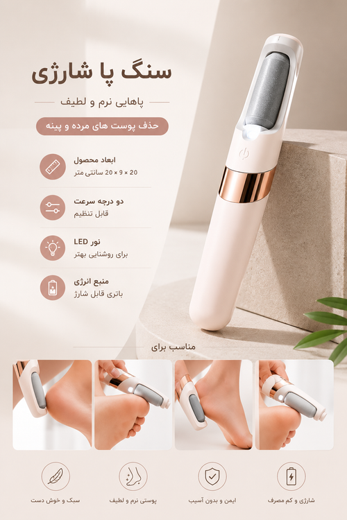 سوهان و سنگ پا شارژی XG-P8020